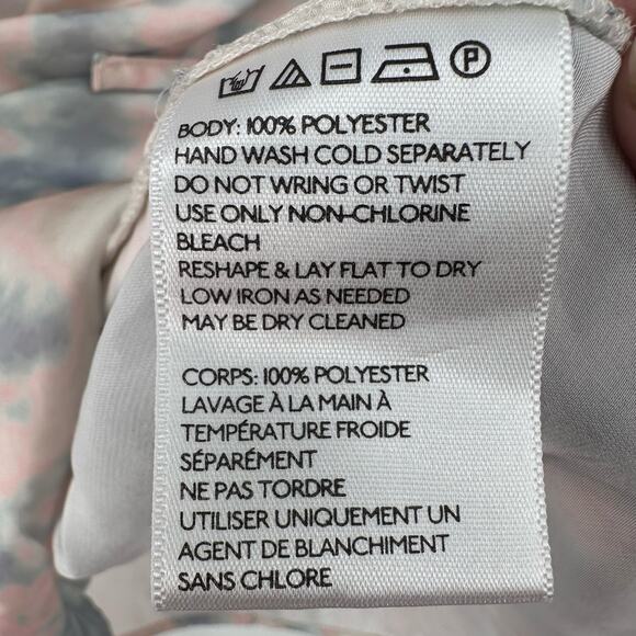 Kimchi Blue Tie-Dye Marble Above Knee Dress WMNS S Vneck Overlay Keyhole Straps - Picture 10 of 10